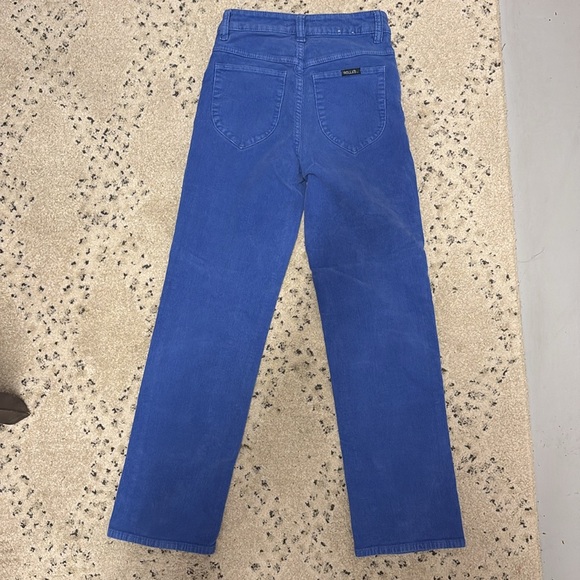 ROLLA’S- Original Straight in Cobalt Corduroy - Picture 3 of 5